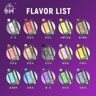 喜貝 Hebat 10000 Puffs 拋棄式電子煙 高續航大煙量多口味便攜小煙推薦
