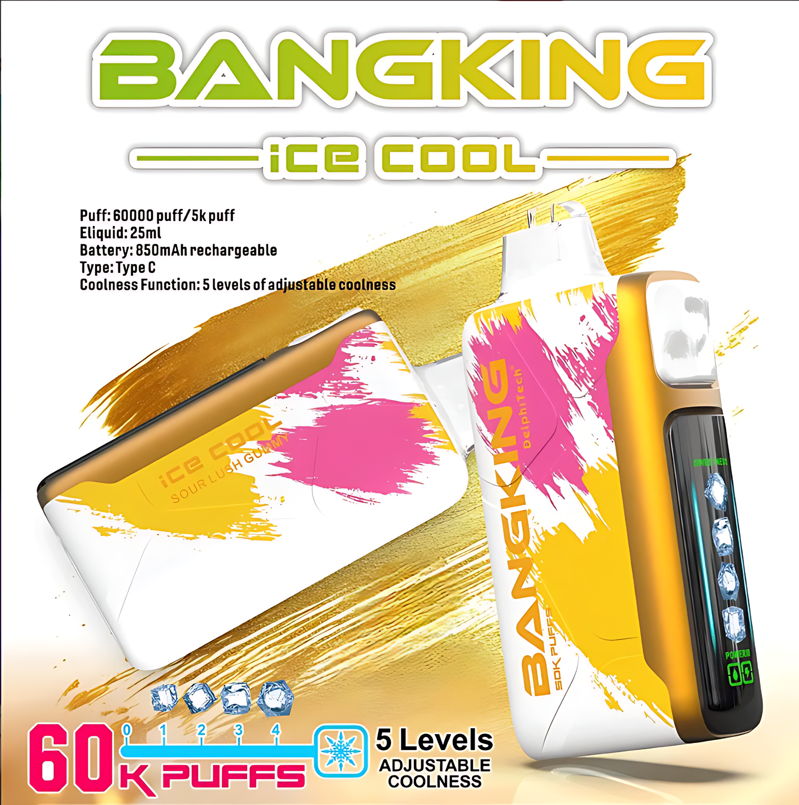 bangking 可調冰一次性電子煙 bangking 可調冰一次性電子煙