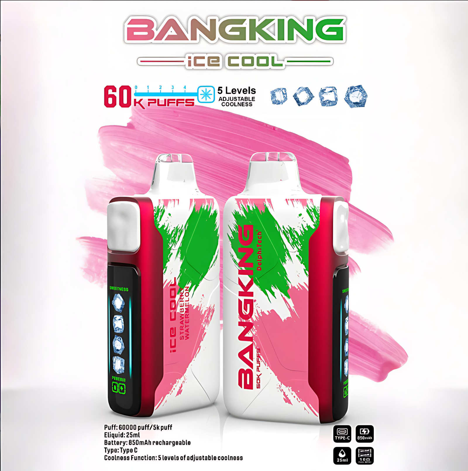 bangking 可調冰拋棄式電子煙 bangking 可調冰拋棄式電子煙
