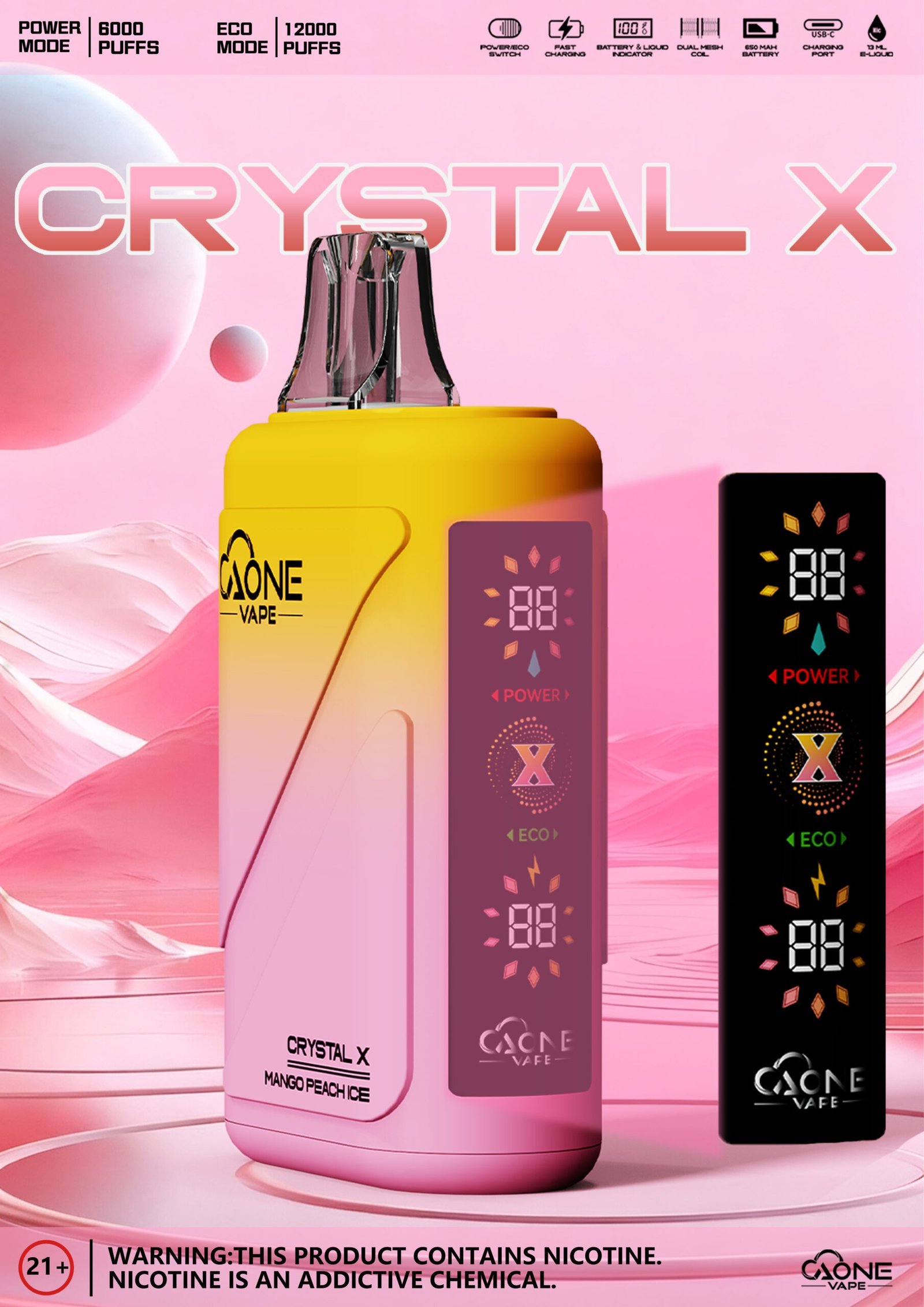 AONE-Crystal-X-水晶二代一次性-scaled-1.jpg AONE Crystal X 水晶二代一次性 scaled 1